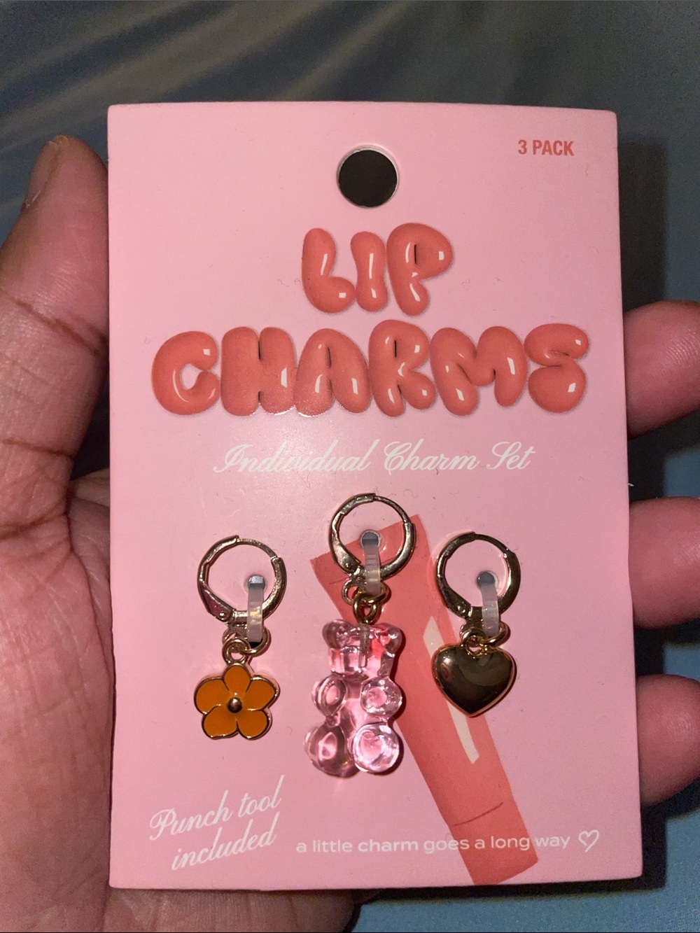 Lip Gloss Charms 3-Pack Charm Set